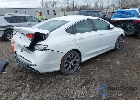 2015 Chrysler 200 C из США, поврежденный, VIN 1C3CCCCG7FN509548